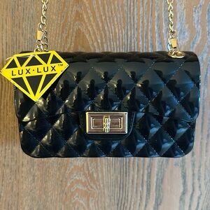 Plastic quilted purse